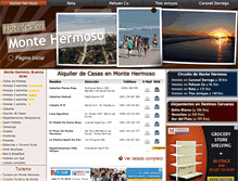 Tablet Screenshot of hotelesenmontehermoso.info
